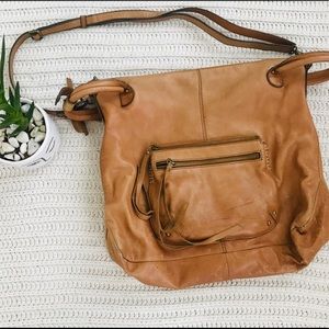 Lucky Brand Large Leather Hobo Bag